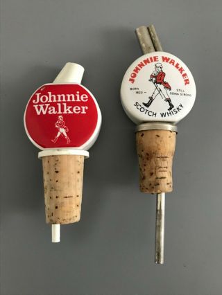 Vintage Johnnie Walker Liquor Bottle Pourer / Decanter