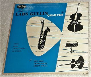 10 " Vinyl Lp By The Lars Gullin Quartet Emarcy Records Mg - 26041 / Jazz (1954)