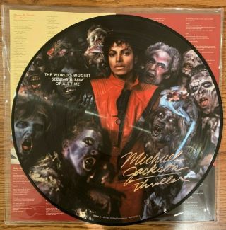 Michael Jackson Thriller Limited Edition Picture Disc Vinyl Lp