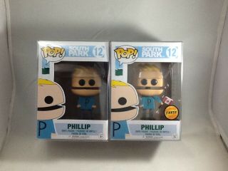 Phillip Chase,  Common South Park Funko Pop 12/12 With Pop Protector