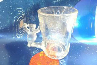 1997 Coca Cola Christmas Polar Bear Frosty Glass Mug
