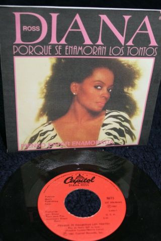 Diana Ross Why Do Fools Fall In Love 1981 Mexico 7 " 45 Funk Soul
