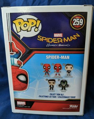 Funko Pop Marvel Walmart Exclusive Homecoming Gift Set Spiderman Upside Down 259 3