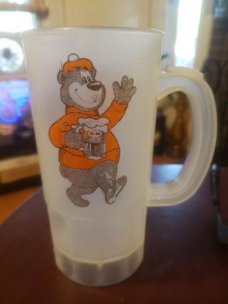 A & W Root Beer Bear Vintage Plastic Mug 22 Classic Logo
