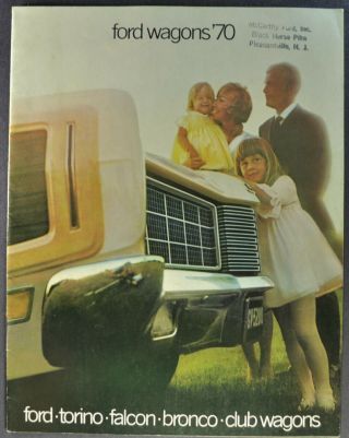 1970 Ford Station Wagon Brochure Ltd Country Squire Torino Fairlane 500 Ranch 70