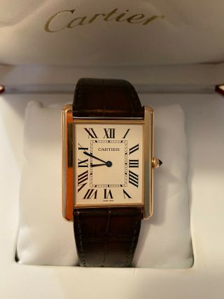 Cartier Tank Louis Xl Pink Gold With Deployant Buckle