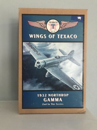 Wings Of Texaco 1932 Northrop Gamma Die Cast Airplane Bank -