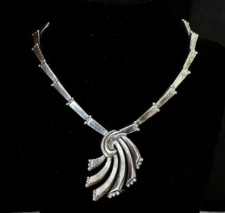 Vintage Margot De Taxco Mexican Sterling Silver Necklace,