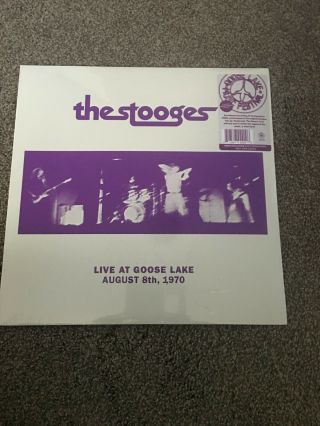 The Stooges Live At Goose Lake Gray Cream Colored Vinyl Lp Record Third Man