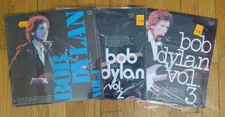 3 Unplayed Bob Dylan Little White Wonder Vol 1 2 3 Italian Lp Bhl1001 - 3