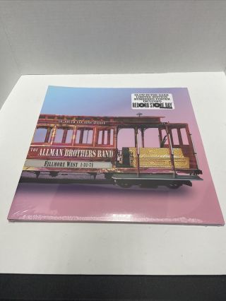 Allman Brothers Band Fillmore West 1 - 71 Live Rsd20 2 - Lp Glow - In - The - Dark Poster