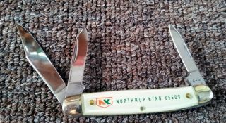 Northrup King " Nk " Seeds Pocket Knife & Mug.  Look@