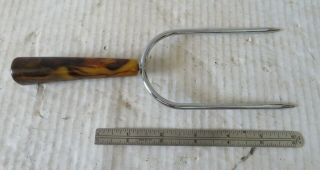 Vintage Stainless Steel Meat Carving Fork With Bakelite Handle