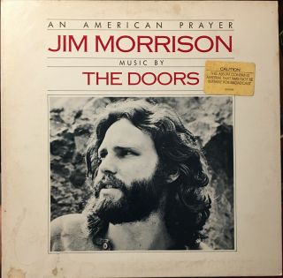 An American Prayer Jim Morrison The Doors Unedited Radio Promo Vinyl Lp Booklet