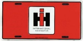 International Harvester License Plate Ih 6x12