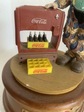 Limited Edition Coca Cola Emmett Kelly Musical Figurine 