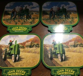 John Deere Tractor Coaster Set Of 4