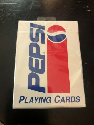 Vintage Pepsi Cola Playing Cards Plastic Coated Hoyle Model 6902
