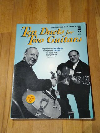 Ten Duets For Two Guitars George Barnes & Carl Kress Music Booklet And Cd