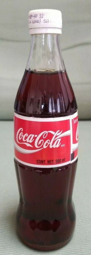 Vintage Coca Cola Coke Glass Bottle 500 Ml 1997