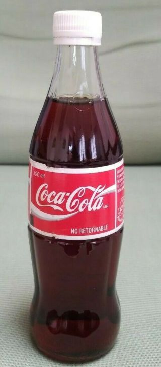 Vintage Coca Cola Coke glass bottle 500 ml 1997 2