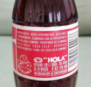 Vintage Coca Cola Coke glass bottle 500 ml 1997 3