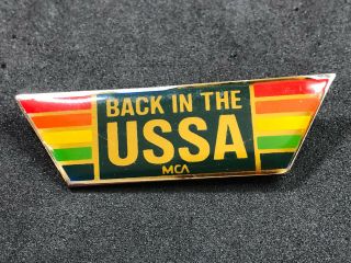 Back In The Ussa Elton John 1979 Concert Tour Pin Mca Records Rainbow Colors