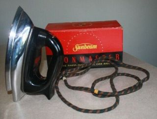 Vintage 1940’s Sunbeam Ironmaster Electric Iron A - 4 Right Hand