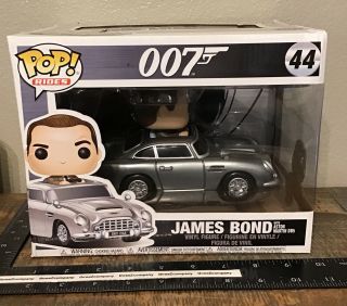Funko Pop Rides James Bond W/ Aston Martin Db5 Car 44 Vaulted