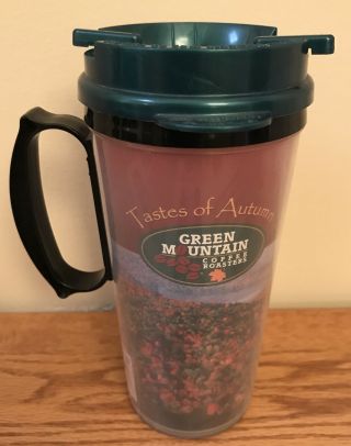 Green Mountain Coffee Roasters Travel Mug Tumbler Whirley Fall Edition Vermont