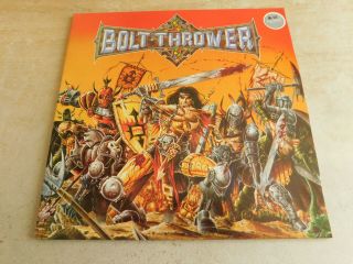 Bolt Thrower War Master 9 Track Vinyl Lp Earache 1991 Ex.