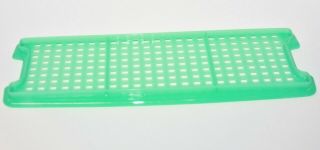 Green Grid Strainer Insert Tupperware Vintage Replacement Part For 782 Euc