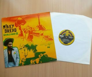 Mikey Dread - World War Iii - Vinyl Lp - 1980 Textured Sleeve - Roots Reggae Dub