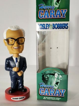 Harry Caray Chicago Red Base Extremely Rare Bosley Bobbers Nodder Bobblehead
