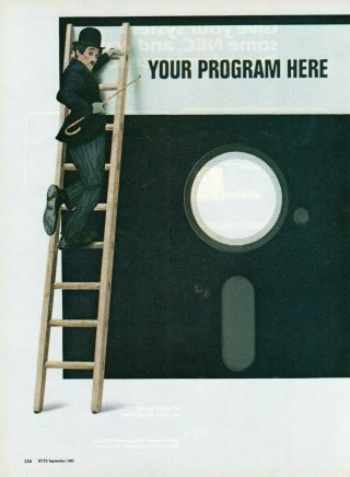 Ithistory (1982) Ads: Ibm Pc " Your Program Here " (, Nec) (byte) Ia