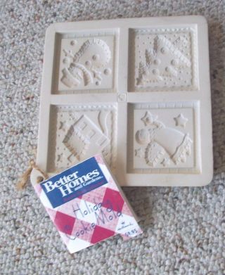 Better Homes & Gardens Holiday Stoneware Cookie Mold