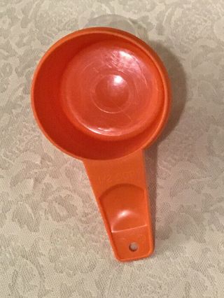 Vintage Tupperware 764 Orange Measuring Cup Replacement 1/2 Cup