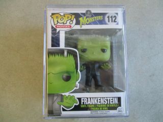 Funko Pop Movies Universal Monsters 112 Frankenstein Figure Mib W/ Case