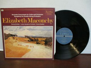 B489: Elizabeth Maconchy " Serenata Concertante For Violin " Lyrita Srcs.  116 Tas