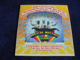 The Beatles - Magical Mystery Tour 1967 Usa Lp Capitol Mono 1st " Rainbow Rim "