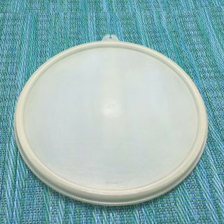 Tupperware Replacement Lid Seal 228 7” Usa Lid Only Sheer Frosted - X Tab