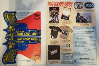 1977 Kiss Love Gun Inserts Only - Vinyl Lp Record - Nblp 7057