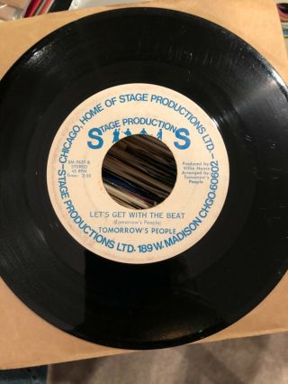 45 Tomorrow’s People “ Let’s Get With The Beat / Hurry On Up Tomorrow “ Funk