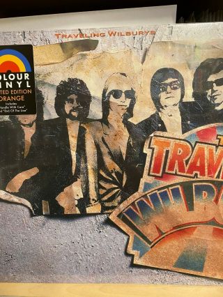 Traveling Wilburys Lp Vol.  1 Orange Coloured Vinyl New/sealed Dylan Tom Petty