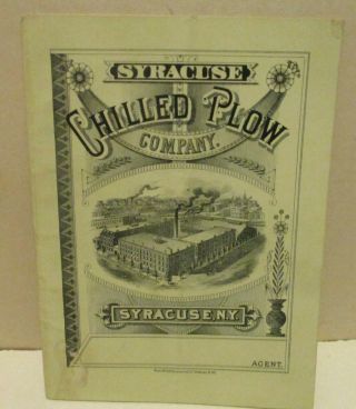 Brochure For Syracuse Chilled Plow Company,  1883 - 4