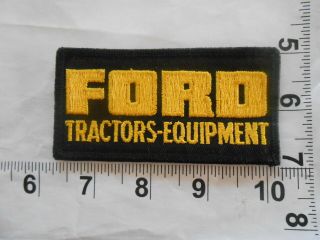 Vintage Ford Tractors Equipment Trucker Hat Jacket Shirt Patch Only
