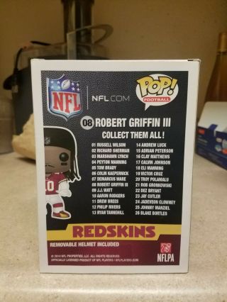 Funko Pop NFL Robert Griffin III Washington Redskins (NOT) 3