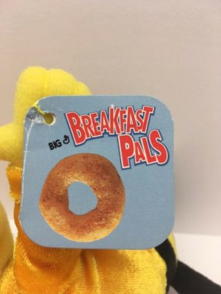 General Mills plush breakfast pals honey nut cheerios bee beanie Toy 1998 3