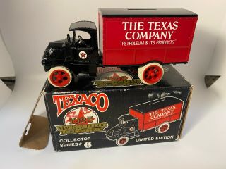 Vintage 1989 Texaco 1925 Mack Bulldog Lubricant Truck Die - Cast Bank