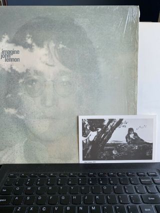 John Lennon 1971 Imagine Lp In Shrink With Poster And Card Nm